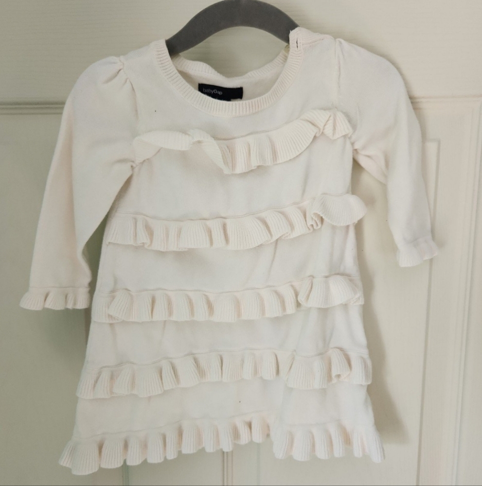 Baby gap Cream Ruffle Kids dress